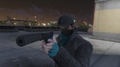 Aiden Pearce + Real Mask and Inner Shirt Model + Real Head